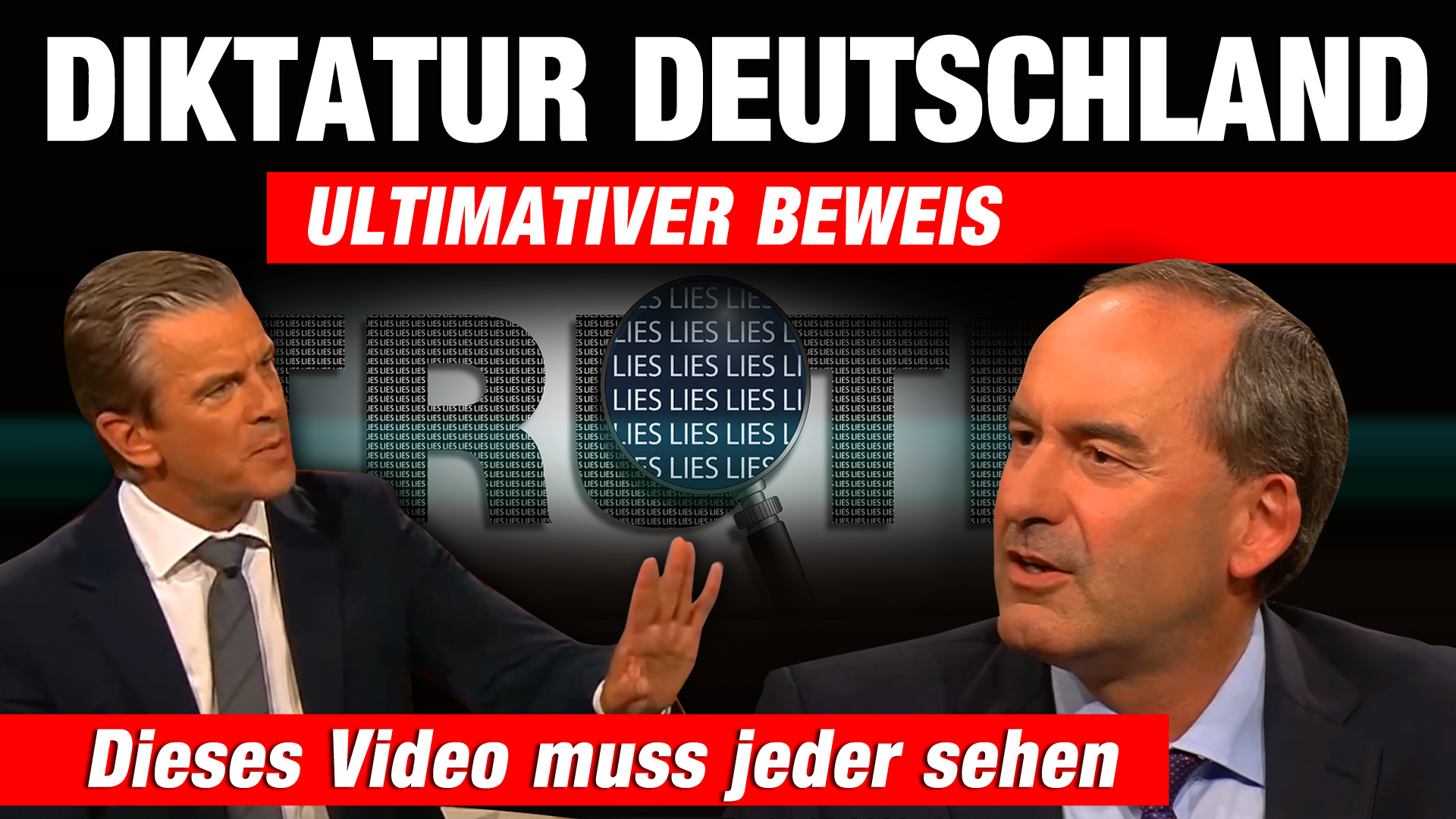 Video Cover - Ultimatives Beweis-Video - Diktatur Deutschland