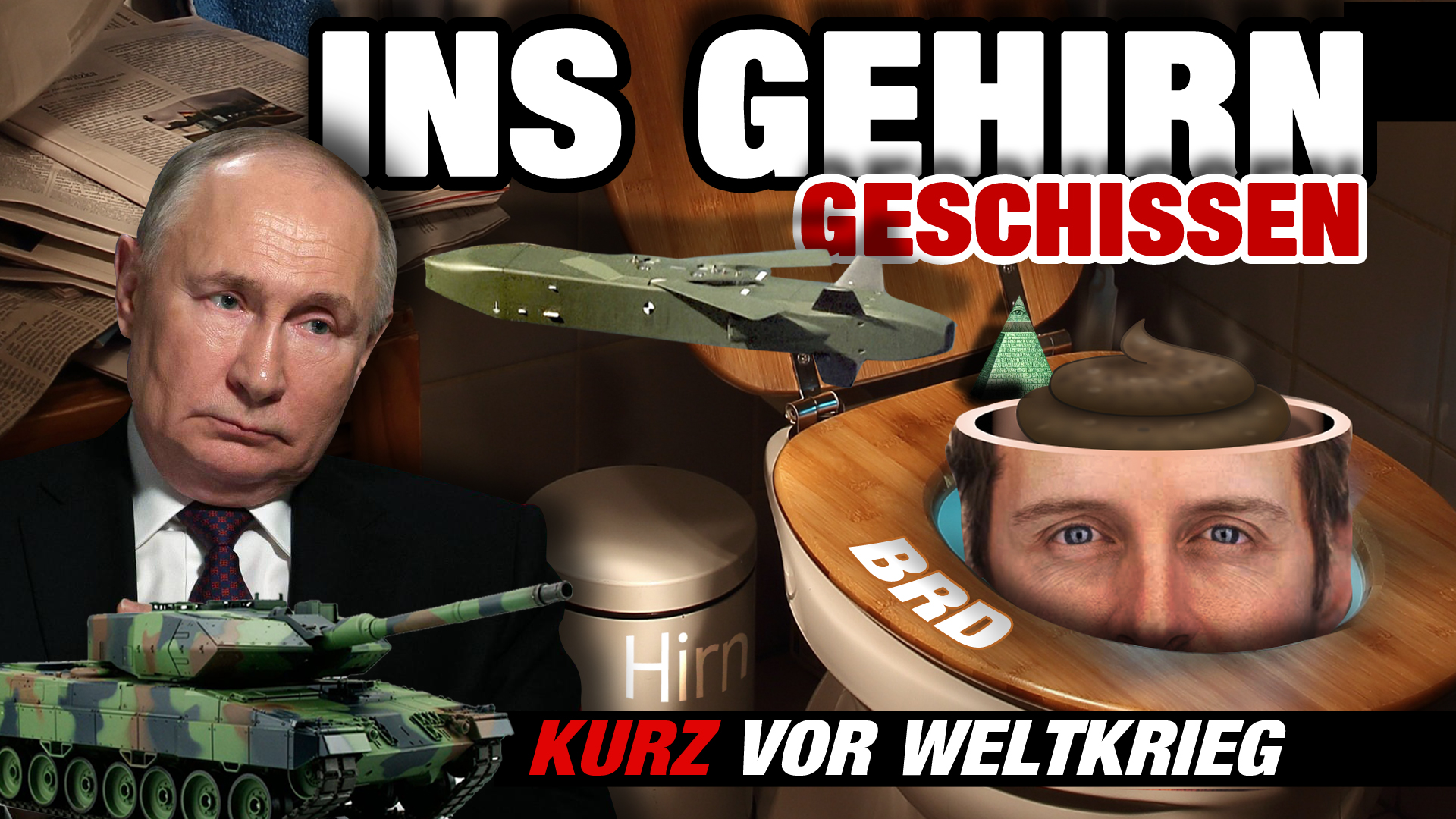 Video Cover  -Musik - Euch wurde ins Gehirn geschissen - Fakt!