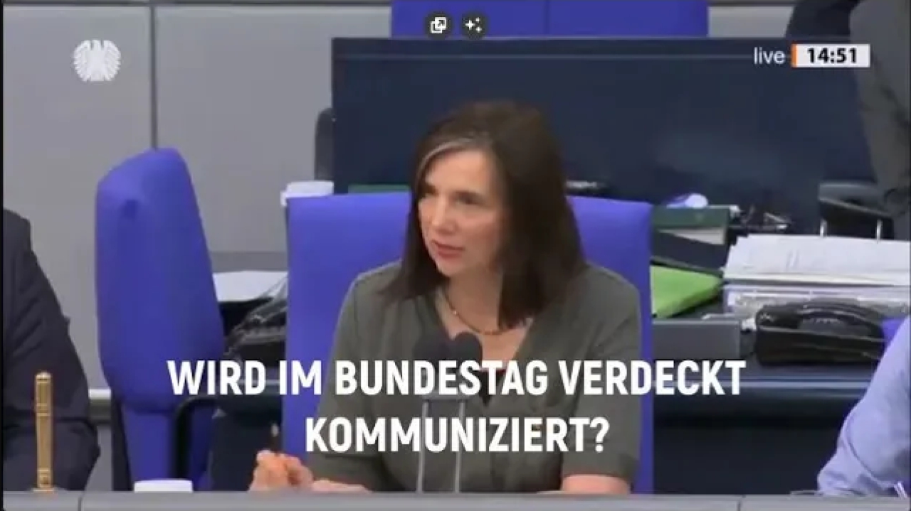 Video Cover - Wird im Bundestag verdeckt kommuniziert?